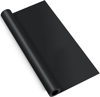 Amylove 36" X 5 ft Black Magnetic Sheet Roll, 30 Mil Flexible Vinyl | Non Adhesive Cuttable Backing, Flexible Sheet for Refrigerators and Metal Storage, Perfect for DIY Crafts Projects