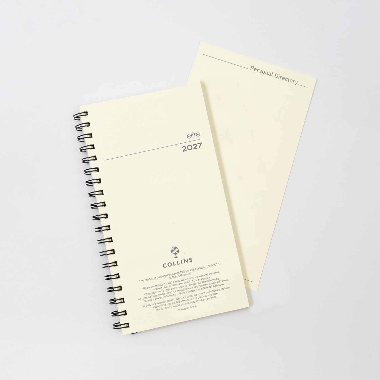 2027 Calendar Year Planner - 12 Month Pocket Week-to-View Diary Refill - Collins