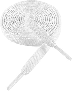 VSUDO Shoe Laces for Sneakers, Shoelaces for Sneakers, Athletic Shoelaces | 8mm Flat Men Women Replacement Shoe Strings, Durable Polyester, Stay Tied, Running Walking Gym Sports Shoestrings