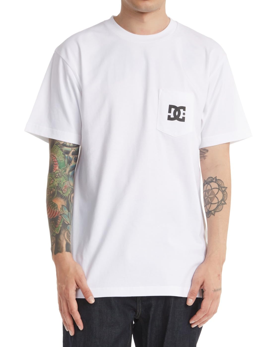DC Shoes Dc Star Pocket Maglietta Uomo (Pacco da 1)
