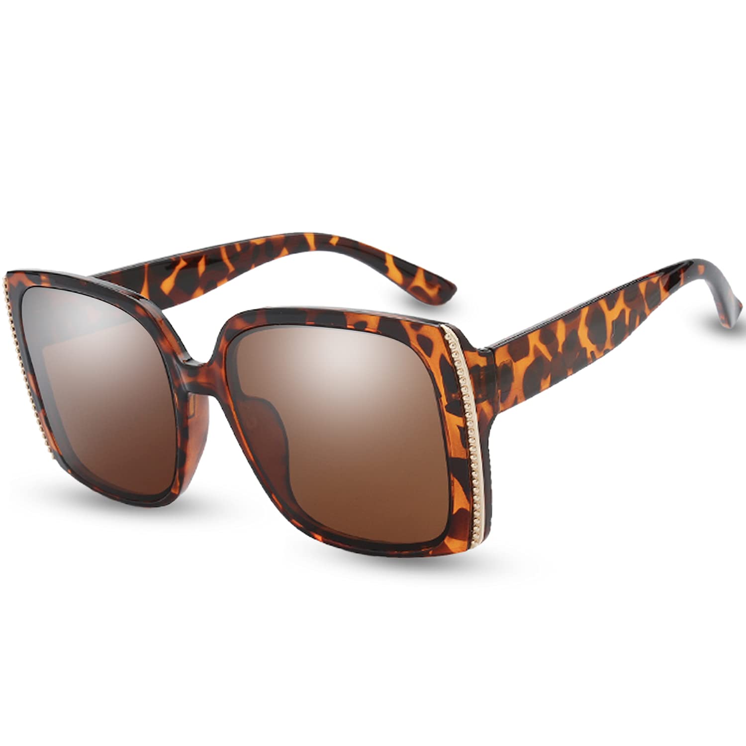 The Fresh Women's Oversized Square Jackie O Cat Eye Hybrid Butterfly Fashion Sun