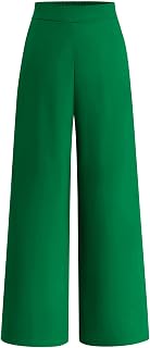BTFBM Women High Waisted Wide Leg Pants Spring 2026 Business Casual Work Pants Loose Office Palazzo Trousers Pockets