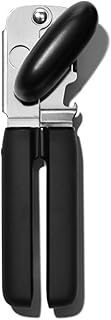 OXO Good Grips Manual Can Opener & Bottle Opener with Soft Easy-Grip Handle | Ergonomic Soft Handle, Smooth Operation, Ideal For Arthritis Or Weak Hands, Kitchen Tool For Seniors