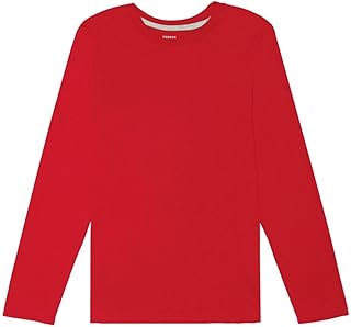 French Toast Baby Long Sleeve Crewneck T-Shirt for Girls