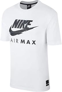 Nike Men's NSW Air Max T-Shirt, Regular Fit, 100% Cotton, Pull On, Crew Neck, Short Sleeve, Multiple Colors, US Size
