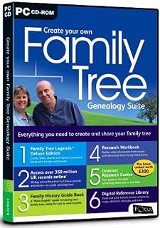 Create Your Own Family Tree Genealogy Suite (PC)