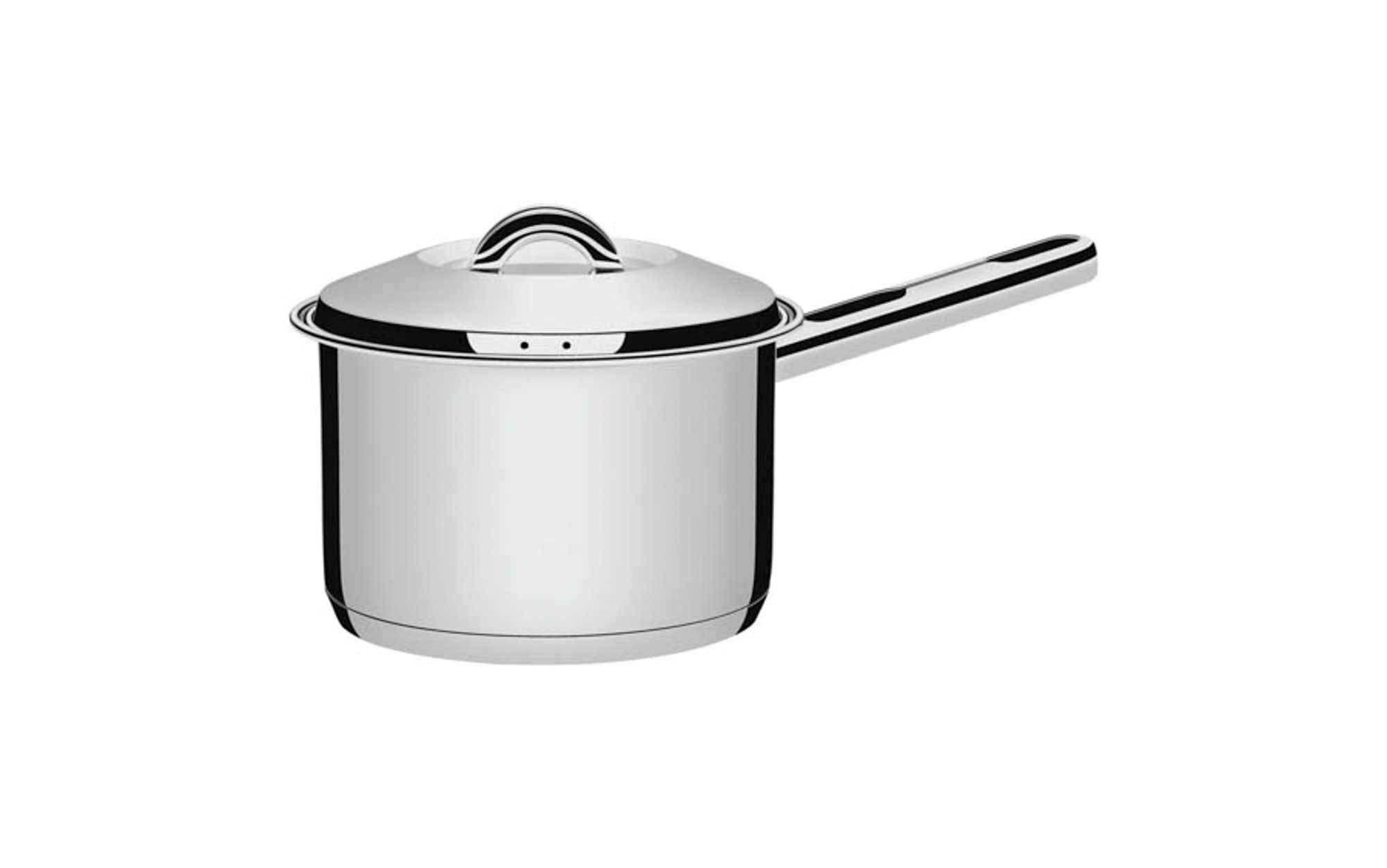 Tramontina 18 – 10 Stainless Steel 3 Layers Deep Bottom One Hand Pot (Sauce Pan)