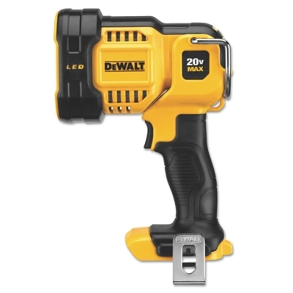 DEWALT 20V MAX LED Work Light, Handheld Spotlight with 508 Yard Distance, Pivoti