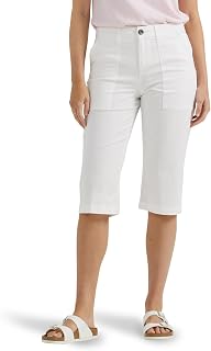 Lee Women's Ultra Lux Comfort with Flex-to-go Utility Skimmer Capri Pant