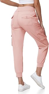 YSENTO Pantaloni da trekking da donna, leggeri, ad asciugatura rapida, funzionali, per jogging, casual