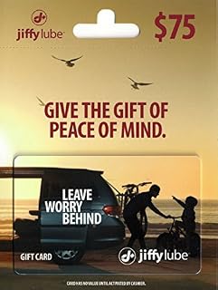 Jiffy Lube Physical Gift Card - $75