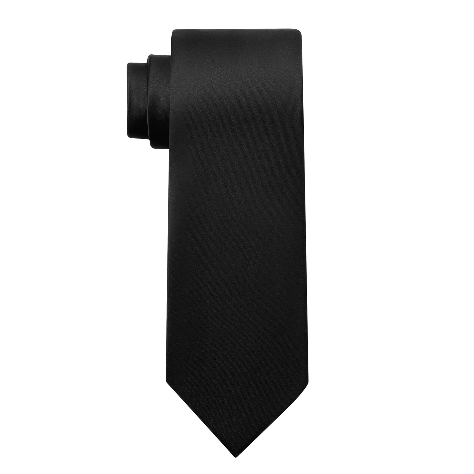 KOOELLE Men's Solid Color Formal Ties for Men | Smooth Woven Fabric | Thick Inte