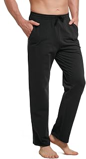 baleaf Mens Sweatpants Yoga Cotton Men Pants Track Pant Pockets