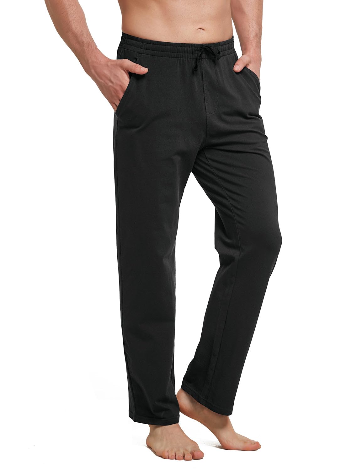 baleaf Mens Sweatpants Yoga Cotton Men Pants Track Pant Pockets