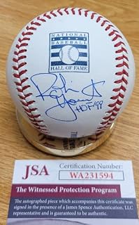 Autographed Robin Yount "HOF 99" Official Hall of Fame Logo Major League Baseball JSA Witness COA