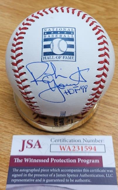 Autographed Robin Yount "HOF 99" Official Hall of Fame Logo Major League Basebal