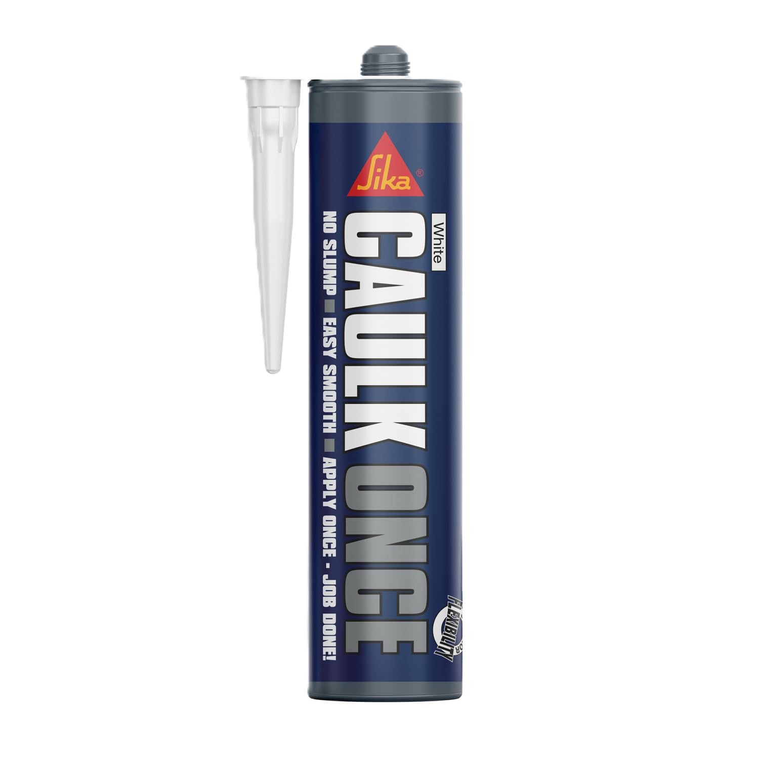 Sika Caulk Once Premium Quality Acrylic Caulk – Highly Flexible – Fast Drying – 