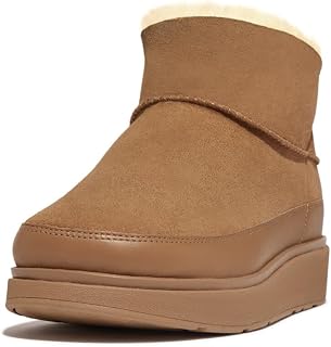 Fitflop Gen-FF Ultra-Mini Double-Faced Shearling Boots, Short Ankle Boots Women