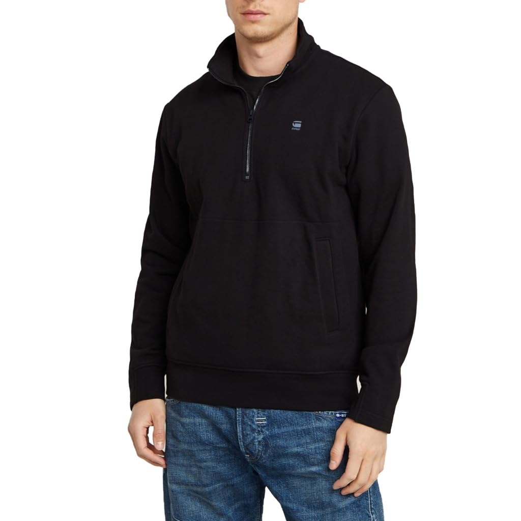 G-Star Men's Nifous Half Zip Sweater