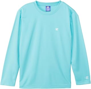 Basic Sports CKSYS405Z-010-160 Long Sleeve T-Shirt, Round Neck, Absorbent and Quick Drying, One Point Logo, Long Sleeve T-Shirt