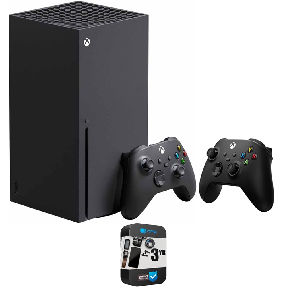 Microsoft RRT-00001 Xbox Series X 1TB SSD Gaming Console with Dual Controllers B