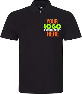 Personalised Embroidered Polo Work wear Uniform Your Logo