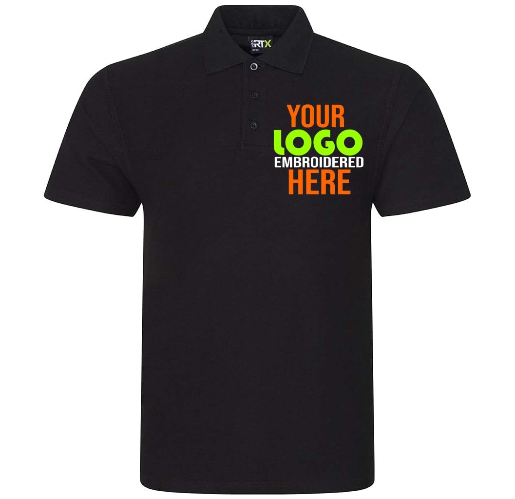 Personalised Embroidered Polo Work wear Uniform Your Logo