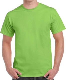 Gildan Adults Unisex Heavy Cotton T Shirt (M) (Lime)