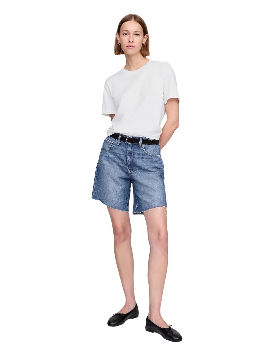 GAP Bermuda da donna in denim vestibilità ampia
