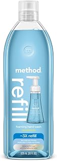 method Foaming Hand Wash Refill, Sea Minerals, 28 fl oz | Refills Up to 3X, Hydrates & Softens Skin, Designed for Gentle Everyday Cleansing, With Notes of Bergamot, Lemon & Rosemary