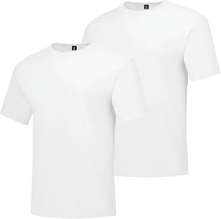 Hanes Beefyt T-Shirt, Heavyweight Cotton Crewneck Tee, 1 Or 2 Pack, Available in Tall Sizes Tall Beefy - Short Sleeve T-Shirt, Pack of 2 Men (Pack of 2)