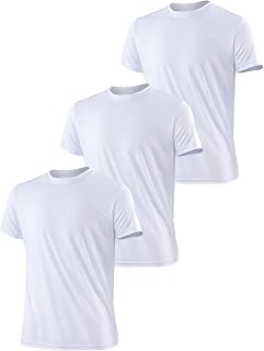1/3/4/5 Pack Men's Quick-Dry Breathable Sports T-Shirt, Lightweight and Comfortable, Ideal for Running and Gym