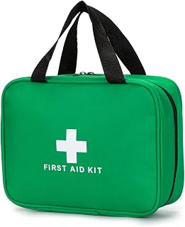 Red First Aid Bag Empty Travel Rescue Pouch First Responder Medicine Bags