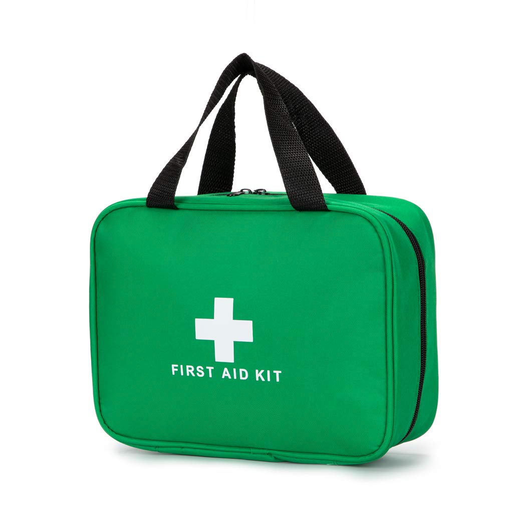 Red First Aid Bag Empty Travel Rescue Pouch First Responder Medicine Bags