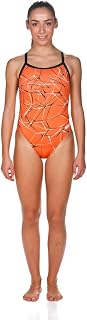 ARENA One Piece Swimsuit Women Athletic Apparel - Open Back Swimming & Training Suit - Challenge Back