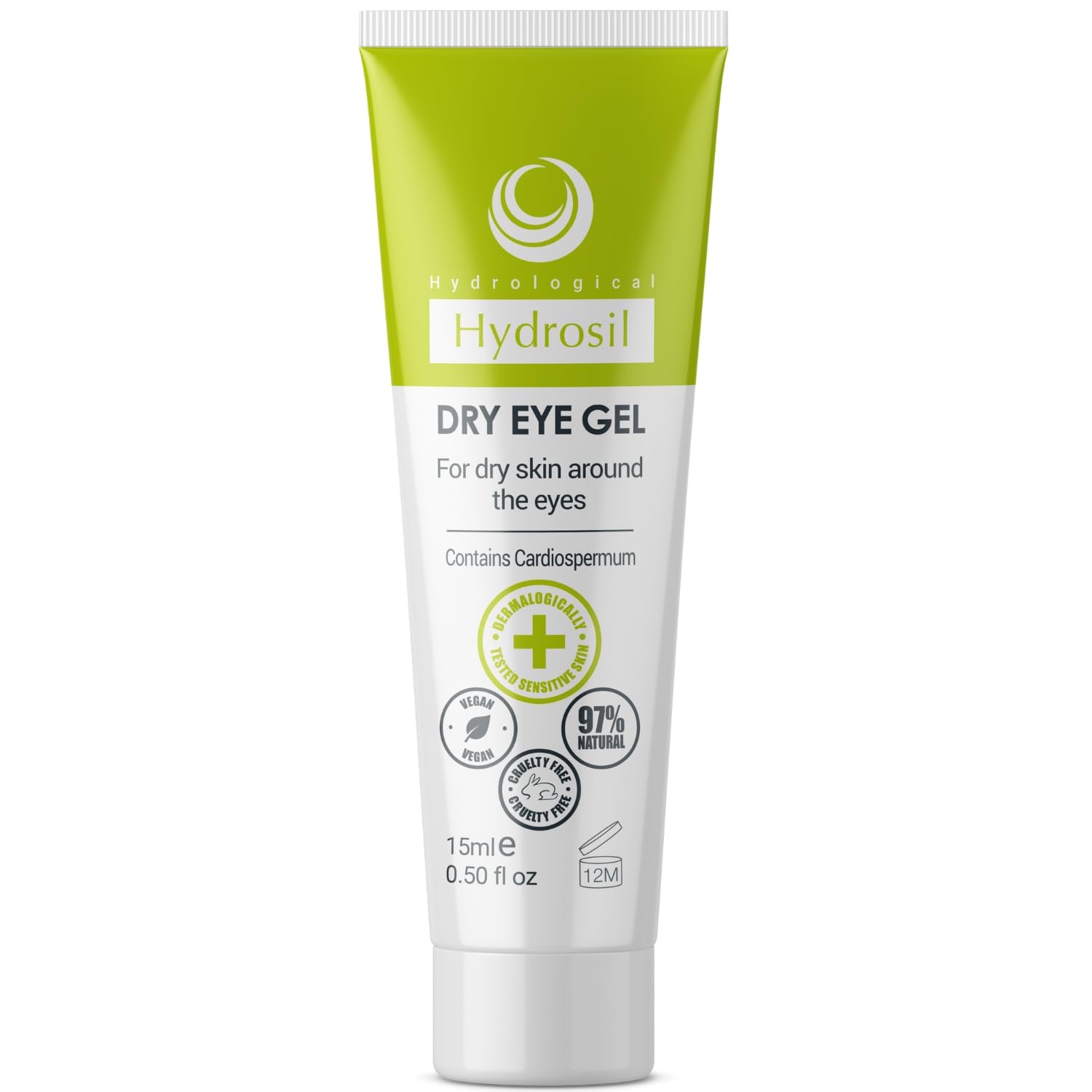 Hydrosil Dry Eye Gel 15ml, Soothing Gel for Dry, Itchy, Flaky Eyelids