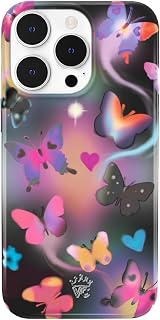 VELVET CAVIAR for iPhone 14 Pro Case Butterfly - Compatible with MagSafe - 10ft Drop Tested - Aurora Butterflies
