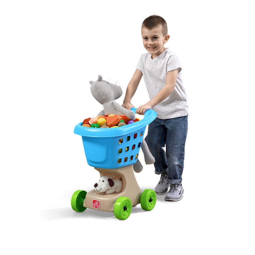 Step2 Little Helper's Shopping Cart for Kids, Play Grocery Cart, Made of Durable
