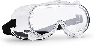 Blackrock Safety Goggles For Work, Vent Safety Glasses, Protective Glasses, Adults Safety Goggles, Eye Protection Glasses, Over Goggles, Safety Over Glasses, PPE Work Goggles