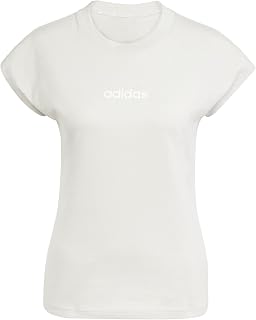 adidas Women T-Shirt Essentials Linear Cotton