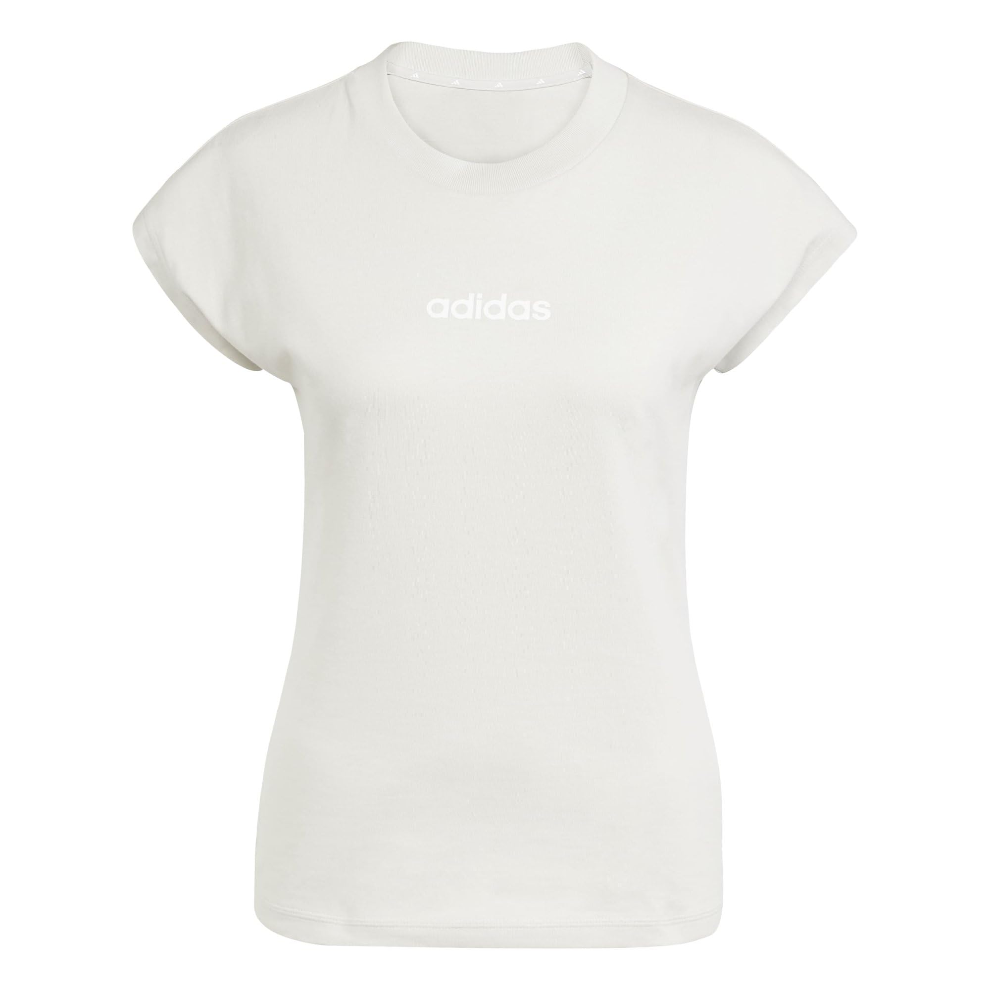 adidas Women T-Shirt Essentials Linear Cotton