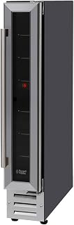 Russell Hobbs RHBI7WC1SS Freestanding or Integrated Wine/Drinks Cooler, 7 bottle capacity, Stainless Steel