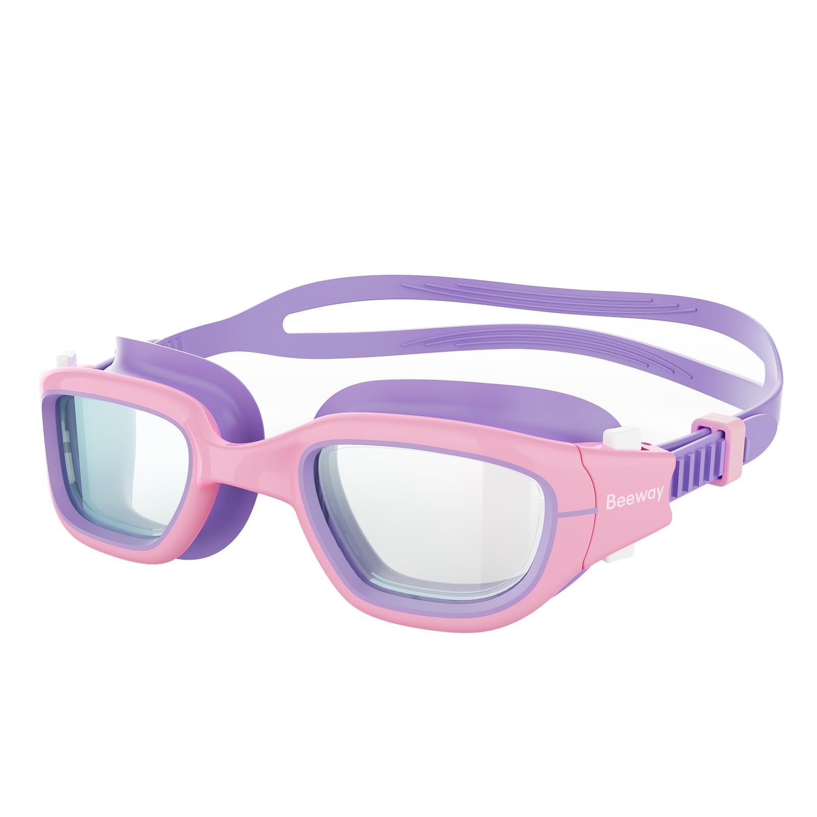 BEEWAY Kids Swimming Goggles for Boys Girls Age 6-14 Anti Fog & Leak Proof | Chi