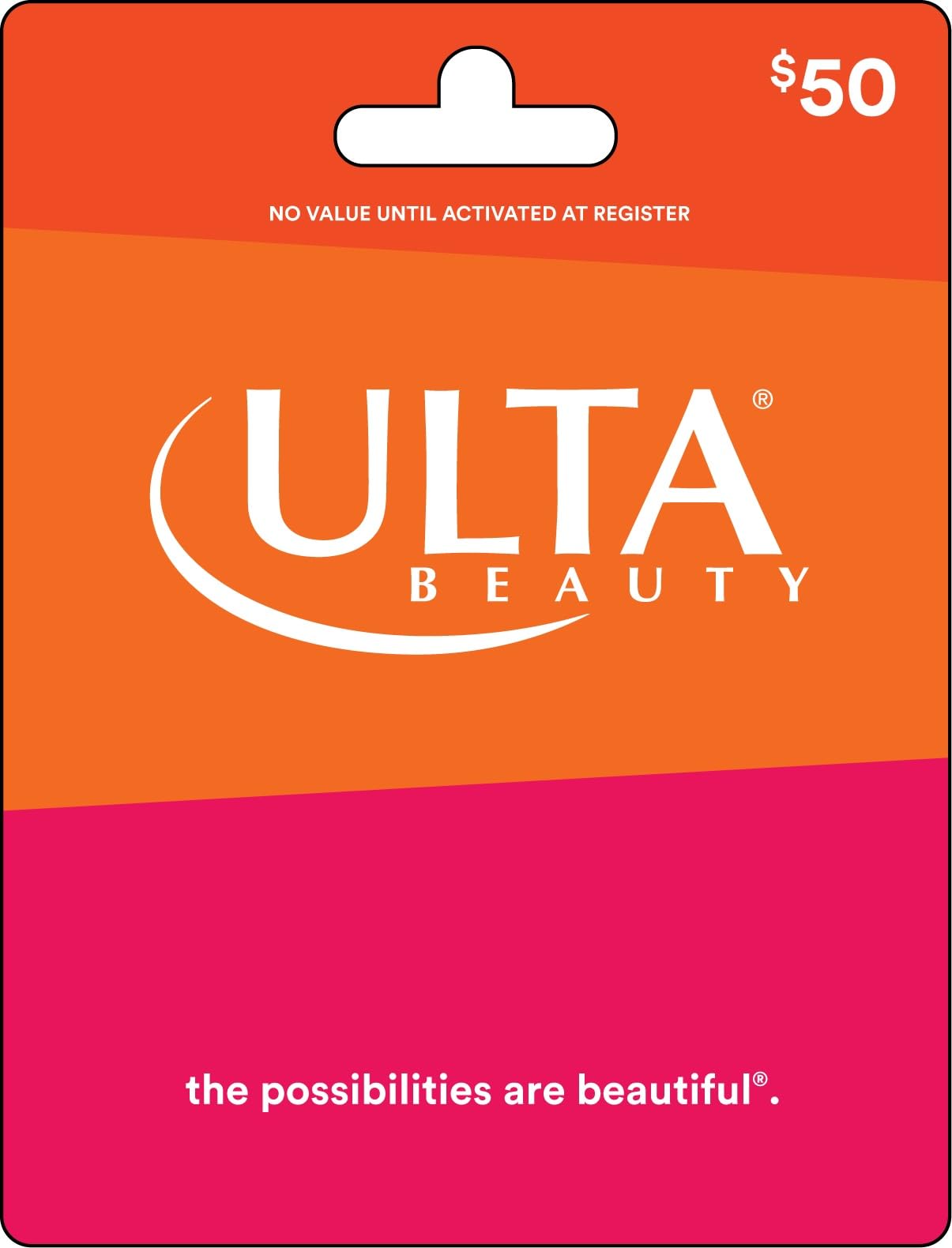 Ulta Beauty Physical Gift Card | Traditional - $50
