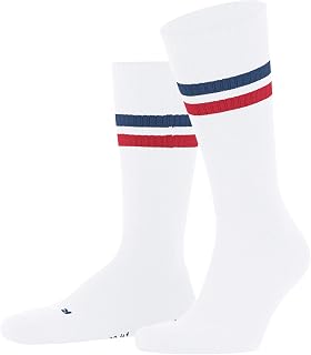 FALKE Unisex Adult Dynamic Socks Breathable Cotton Lightweight Padding Pattern Striped Pattern Retro Thick Ribbed Ideal with Sneakers and Sporty Look 1 Pair