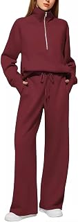 Lounge Wear Sets For Women Uk Women'S Fashion Tracksuit Full Set Comfort Long Sleeve Activewear Fall Outfits Gym Set 2 Piece Ladies Sweatshirts Sweatpants Zip Coat Tops Trousers Sets Clothing