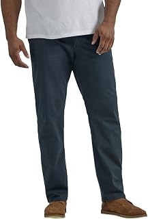 Lee Extreme Comfort - Casual Pants - Big & Tall Extreme Motion Flat Front Regular Straight Pants - Men