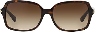 Coach HC8116 Blair Sunglasses, Dark Tortoise/Brown Gradient, 56 mm, Dark Tortoise/Brown Gradient, 56 mm