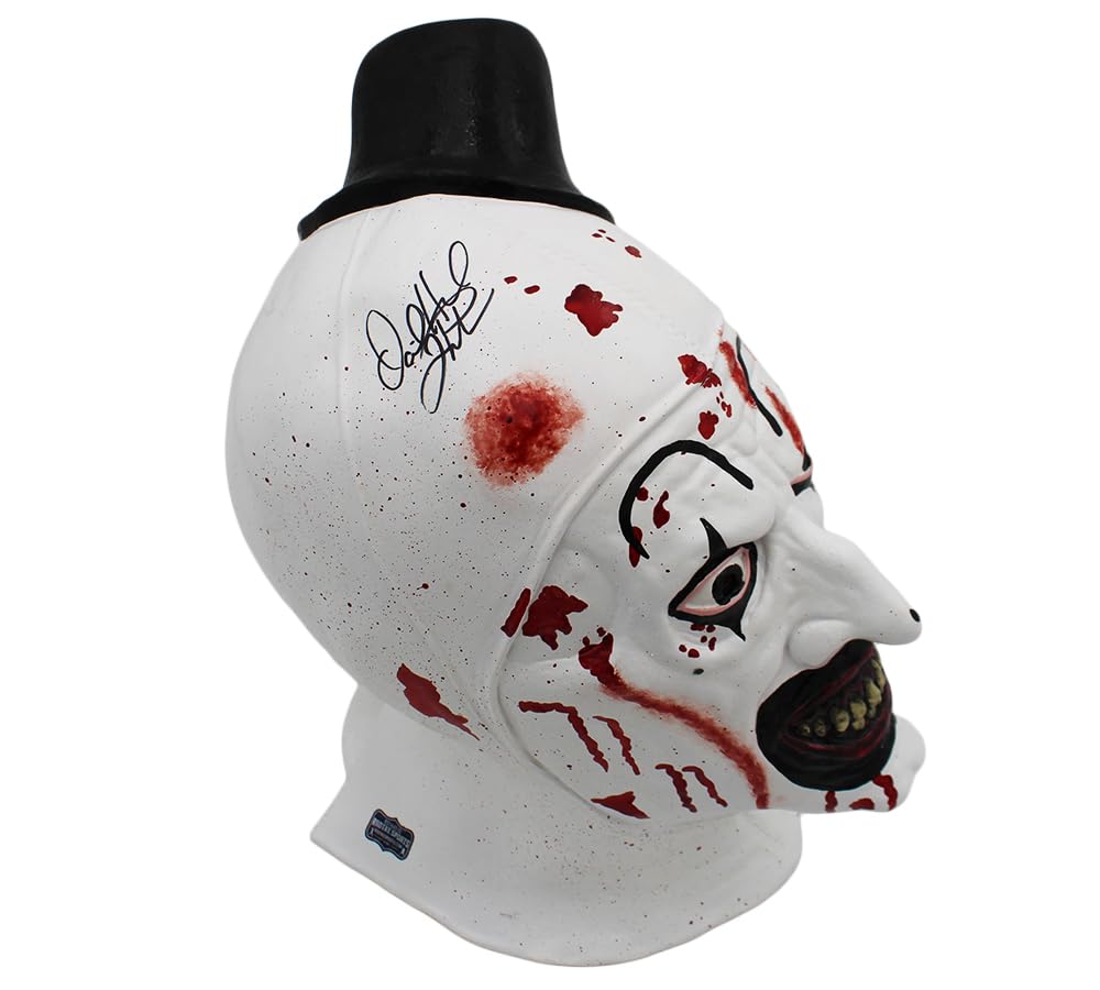 David Thornton Autographed/Signed Terrifier Art the Clown Latex Mask