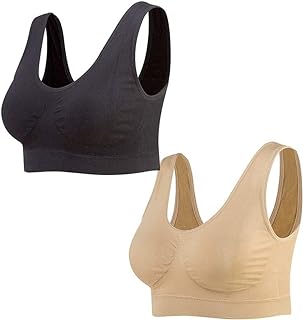 Lemef Seamless Sports Yoga Bras Underwire with Removable Pads for Women